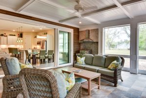 Lowcountry screened porch